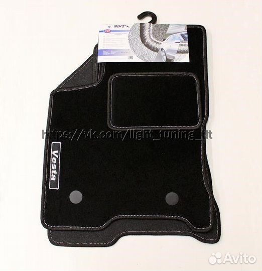 Коврики на Лада Веста салона ткань