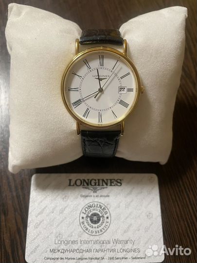 Мужские кварцевые часы Longines (оригинал, б/у)