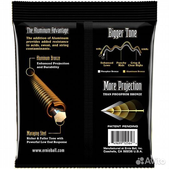 Ernie ball 2564 aluminum bronze medium 13-56