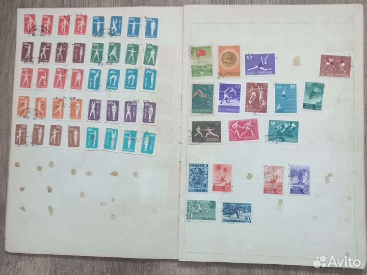 Коллекция марок разных стран