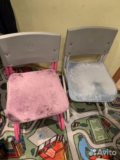 Растущая парта и стул бу