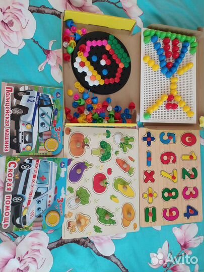 Мозаика, говорящие книги, сортер