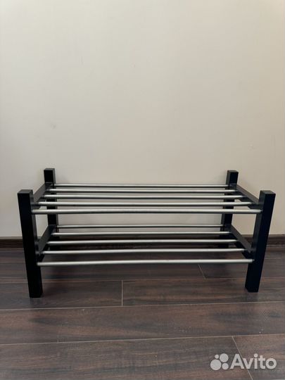 Полка для обуви IKEA tjusig коричневая/ венге