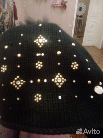 Шапка женская Италия из мериноса