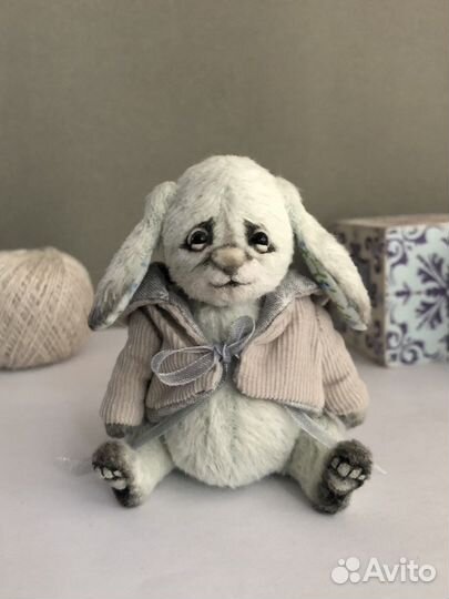 Зайчик тедди Ро. ручная работа