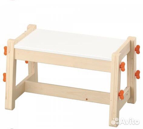 Детский стол и стул IKEA флисат