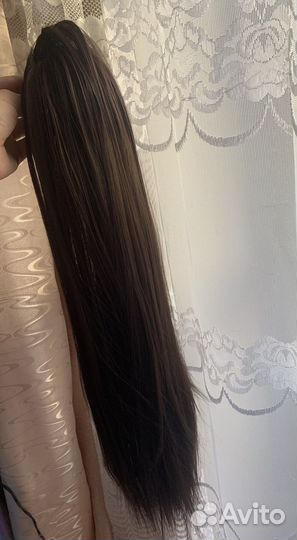 Волосы на заколках