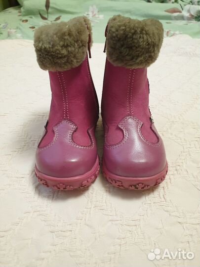 Сапоги зимние для девочки 22 размер