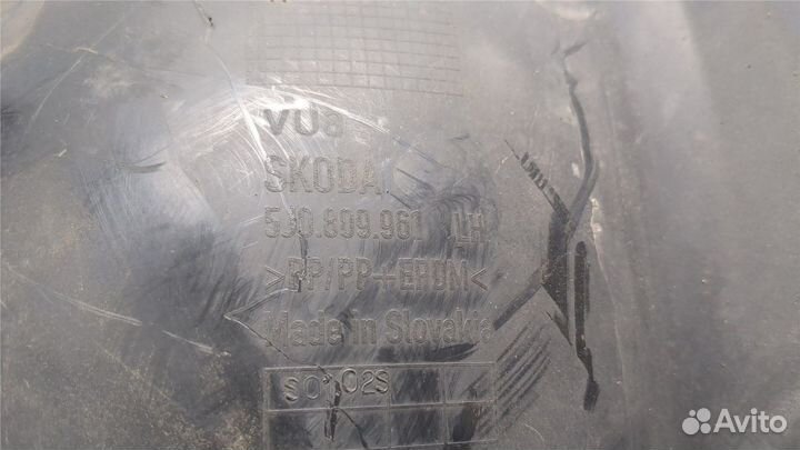 Защита арок (подкрылок) Skoda Roomster, 2007