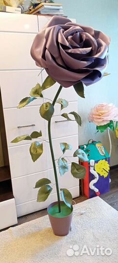 Светильник роза из изолона