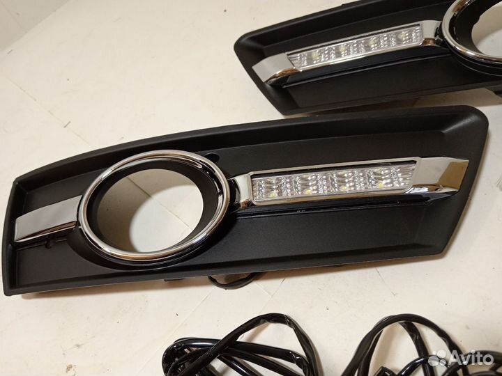 Заглушки противотуманных фар LED VW Passat CC 10