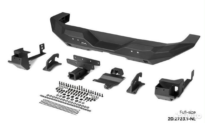 Задний бампер Rival Jeep Wrangler JL