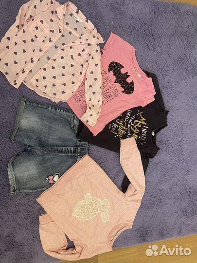 Одежда для девочки пакетом 110 116