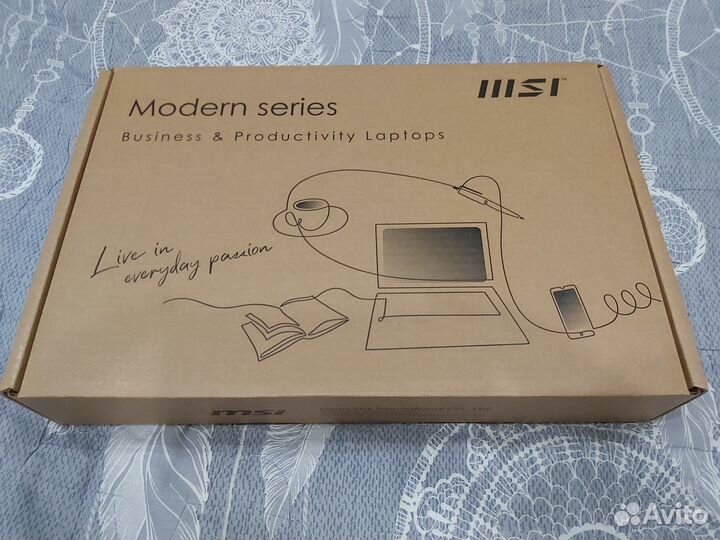 Новый Ультрабук MSI Modern (Core i5-1235U 10 ядер)