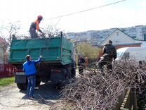 Вывоз мусора, спил деревьев, уборка территории