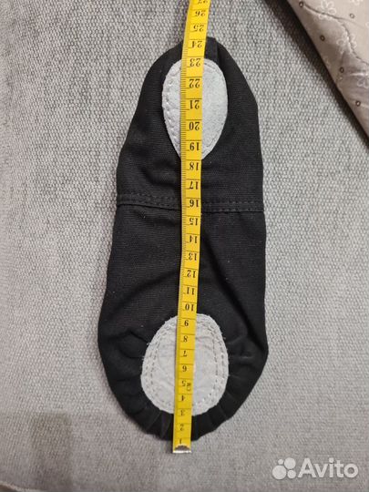 Балетки для танцев 37 размер 24 см (б/у 1 раз)