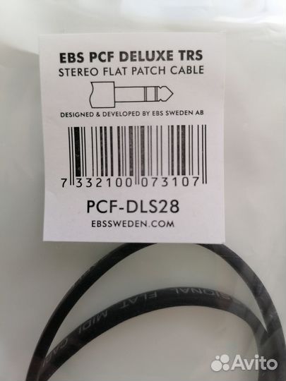 Плоский патч кабель 28 см EBS PCF DLS28 (Швеция)