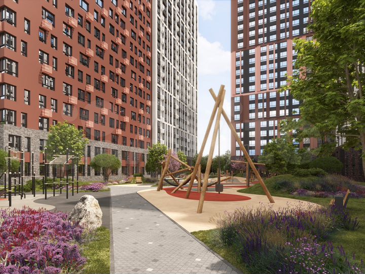 2-к. квартира, 71,4 м², 6/22 эт.