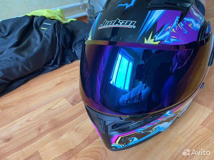 Мотошлем + гарнитура