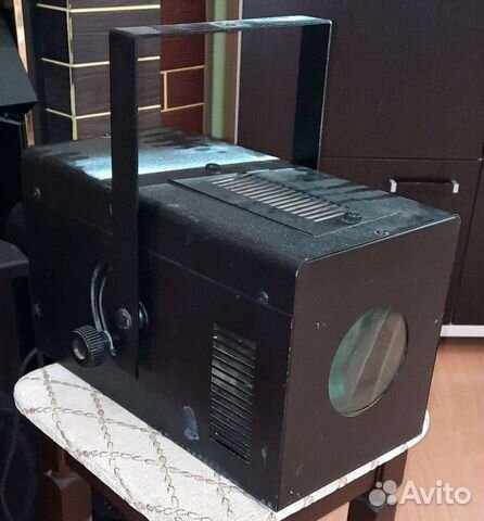 Светомузыка Euro Dj 800W Пушка Полицвет Mic Линза