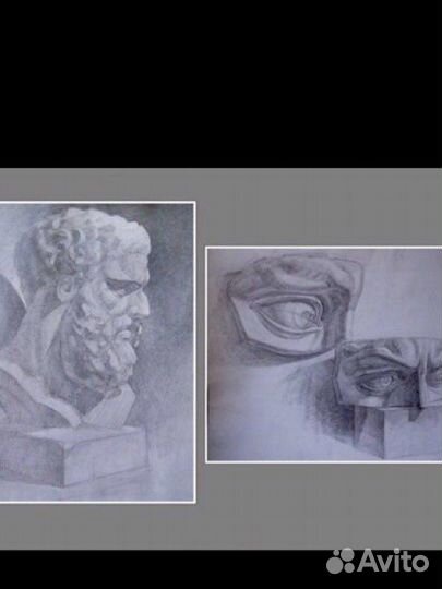 Рисунки мягким материалом