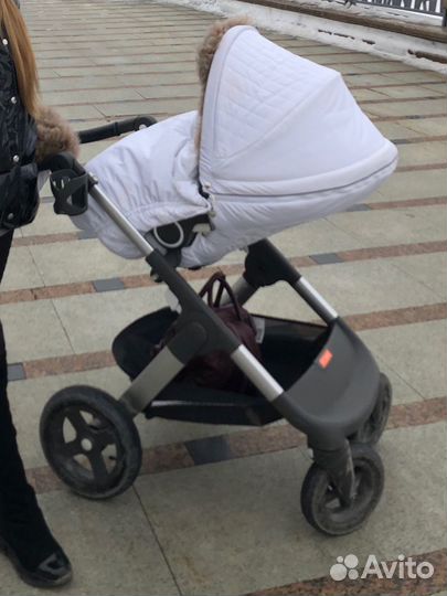 Коляска 3 в 1 stokke trailz
