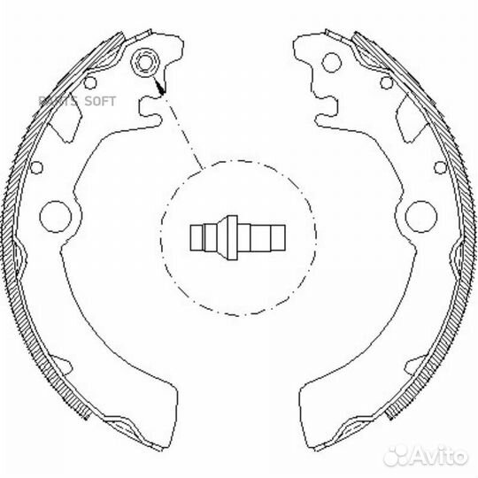 Remsa 411600 4116.00 K9944-01 колодки барабанные\ Suzuki Wagon R+ 1.0i/1.2i 98-00