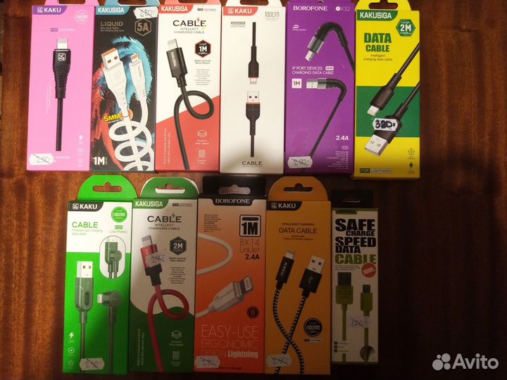 Переходники, кабели для компьютера, телефона