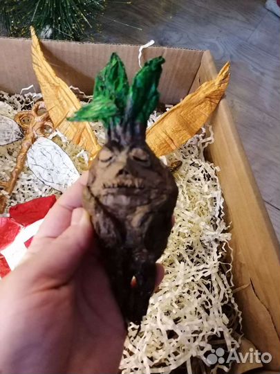 Ватные елочные игрушки