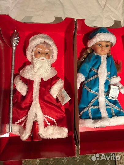 Дед Мороз и Снегурочка игрушки