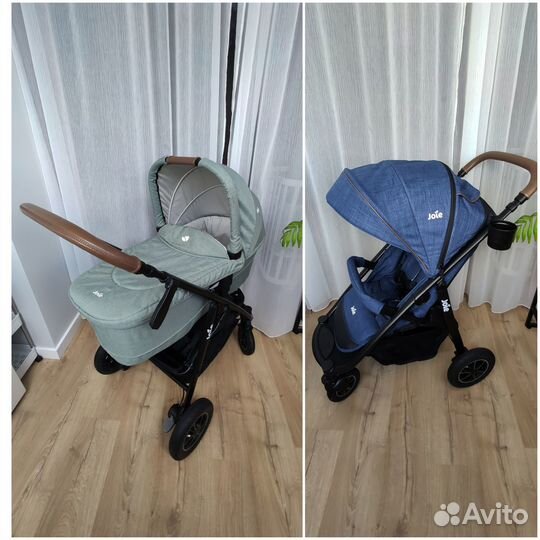 Коляска английской фирмы joie mytrax 2в1