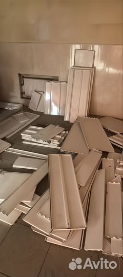 Стеллаж разборный металлический торговый