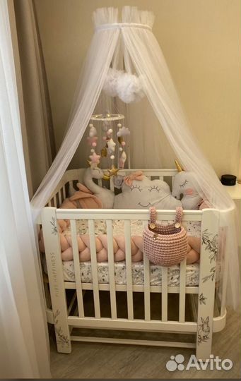 Балдахин в детскую кроватку