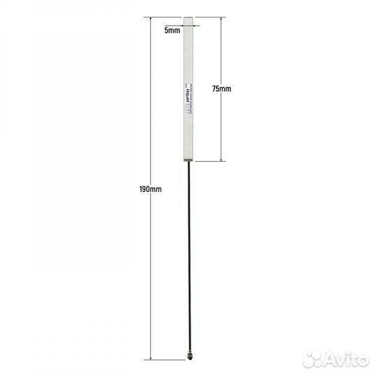 GSM Антенна 2G 3G 4G 5dBi PCB ipex