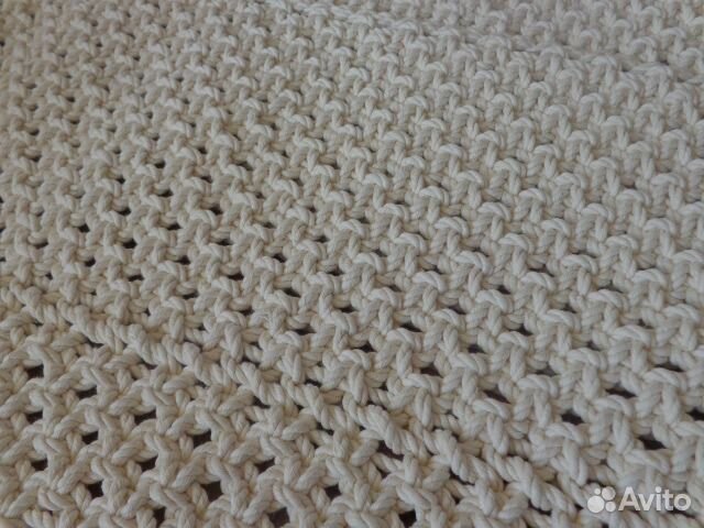 Массажный коврик-дорожка, плетёный, ручная работа