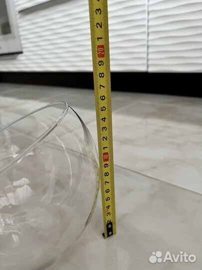 Стеклянная ваза для флорариума и декора