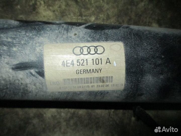 Вал карданный Audi A8 4E 2003-2010 (4.2i V8 BFM ло