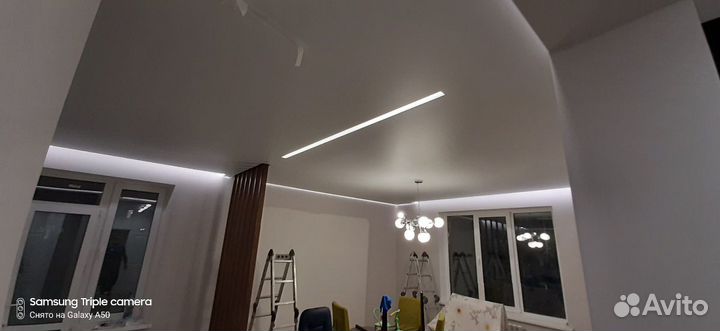 Натяжные потолки