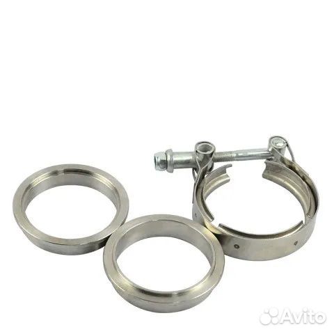 V-хомут с фланцами для выпускных систем