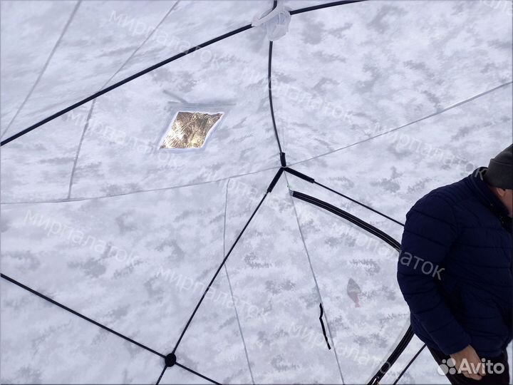 Палатка зимняя куб 4