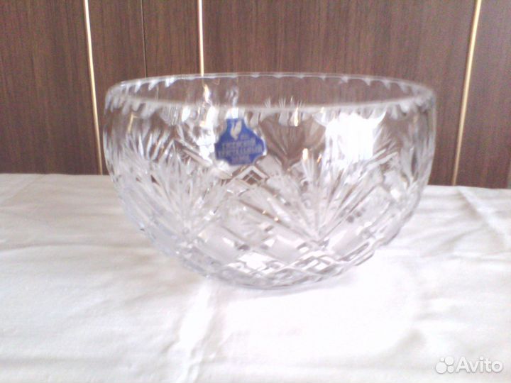 Салатник хрустальн. глубок. 
