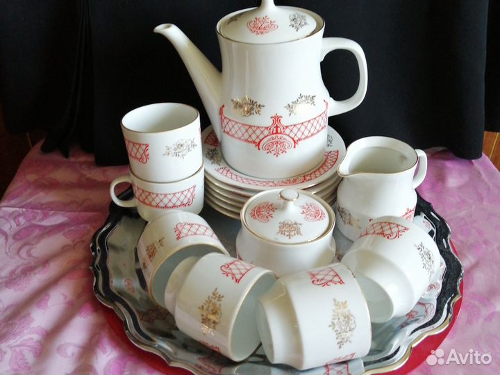 Чайный сервиз. 6 персон. Новый. Тиhn. Чехия