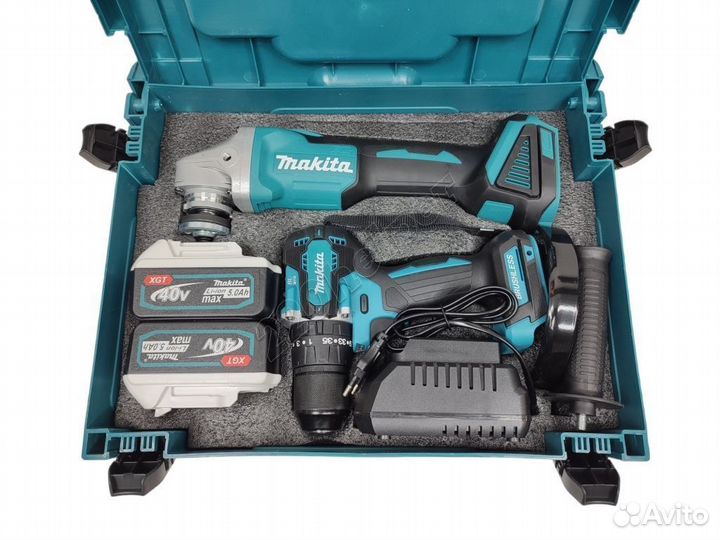 Электроинструмент бесщеточный Makita набор 2в1