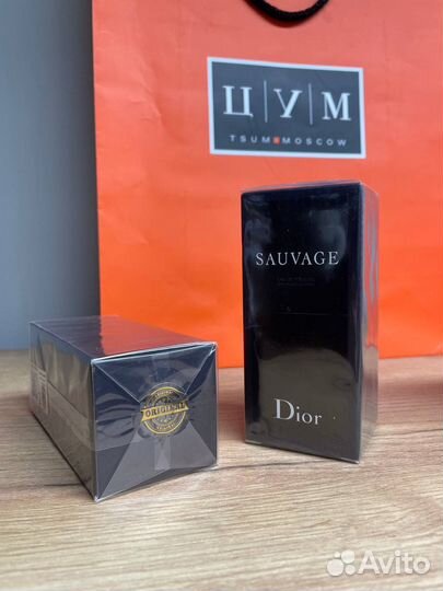 Оригинальный тестер ОАЭ Dior sauvage 42мл