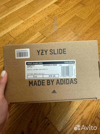 Тапки adidas yeezy slide pure 34 eur