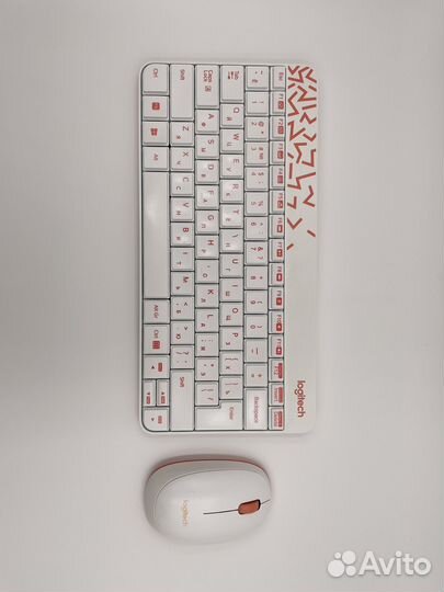 Беспроводная клавиатура и мышь/logitech mk 240