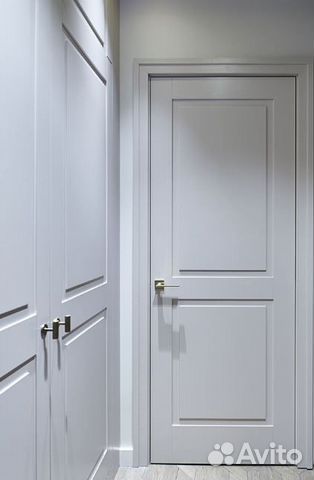 Двери межкомнатные серые эмаль