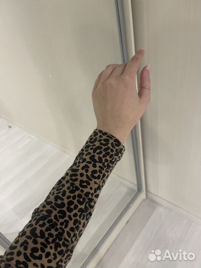 Леопардовая кофта