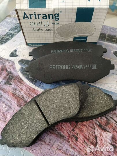 Колодки тормоза перед. Лачетти, Нексия, Леганза