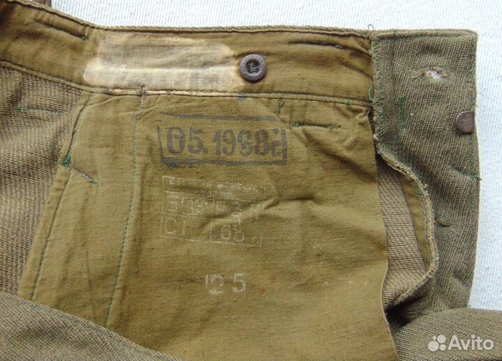 Брюки-галифе парадной формы, 1968 г., вс СССР